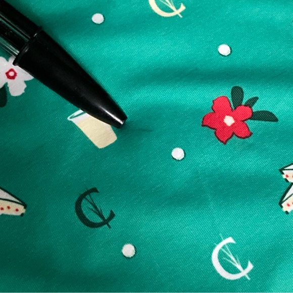 Criquet Golf Polo Shirt Mens M Green Augusta Print Floral Geometric Activewear - Picture 10 of 12